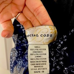 This is a prom dress that was only worn once size9